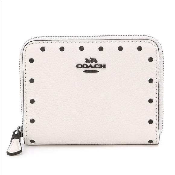 Coach Handbags - Coach Border Rivets Small Zip-Around Wallet